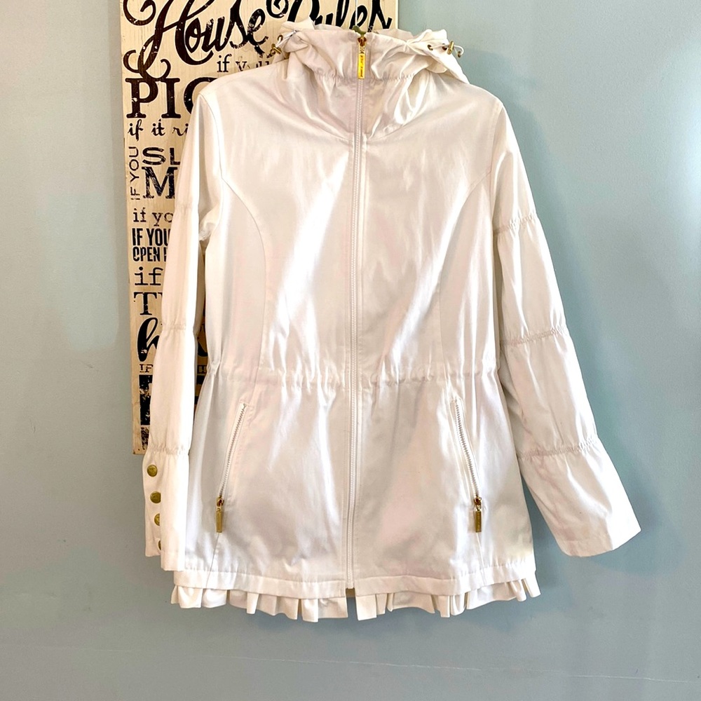 Betsey Johnson White Utility Jacket